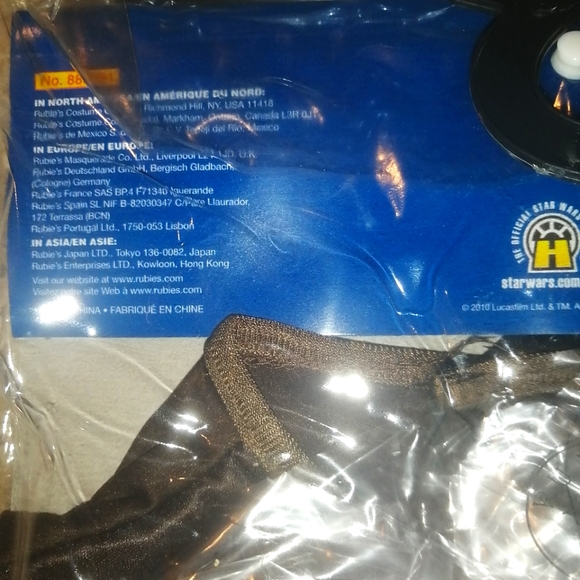 Stat Wars Child Costume Disney CAD BANE, size Medium 8-10 NEW - Picture 7 of 7
